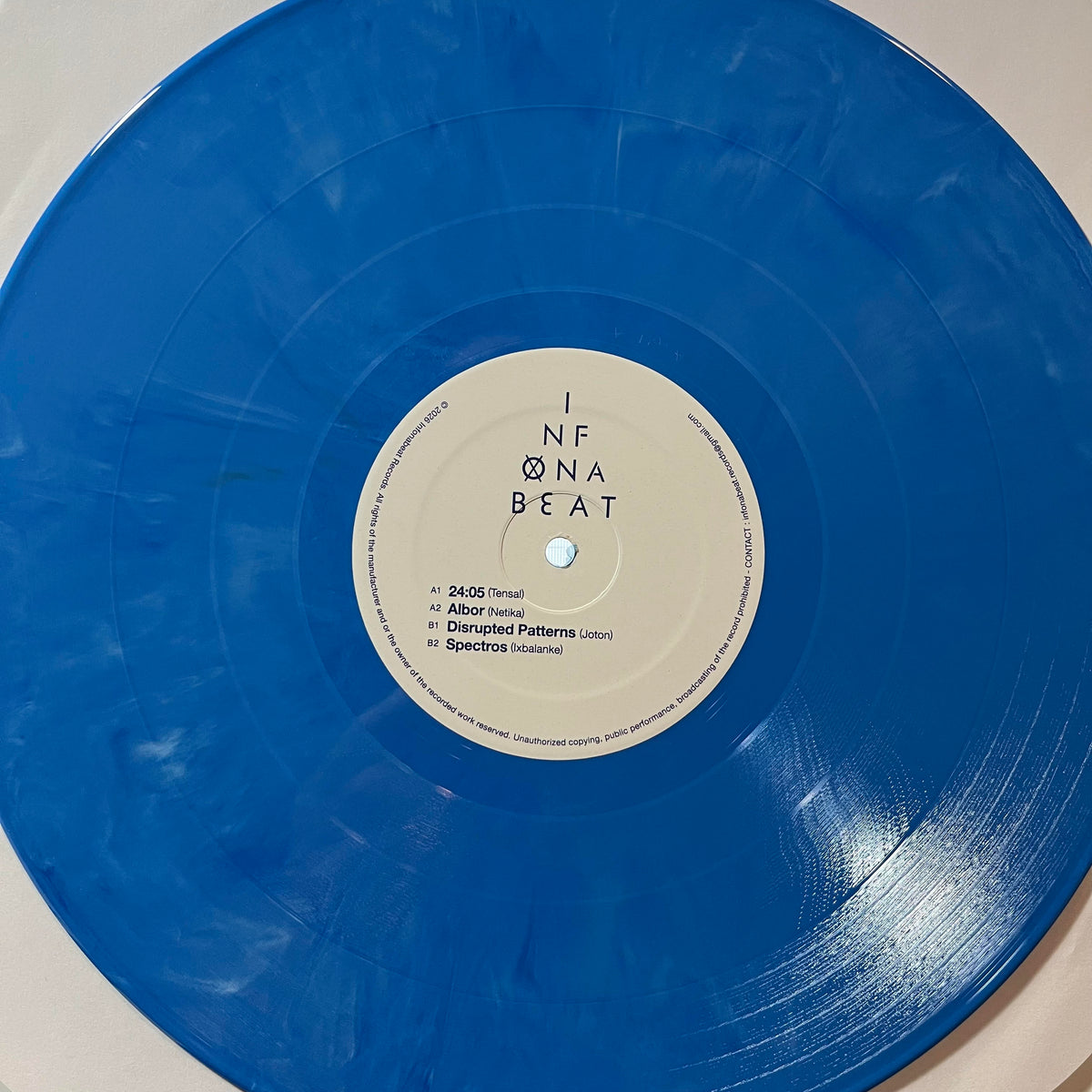 Tensal, Netika, Joton, Ixbalanke-Various - Infonabeat EP (BLUE VINYL 12") | NEW Mint (M) Generic-The Happy Cap