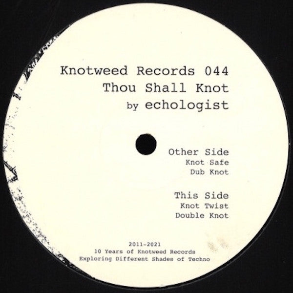 Echologist Thou Shall Knot E.P. 12" Mint (M) Generic-The Happy Cap