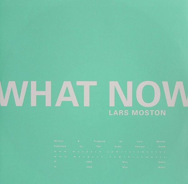 Lars Moston - What Now | Mint (M) Near Mint (NM)-The Happy Cap