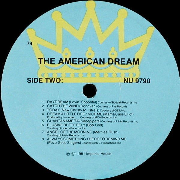 Various - The American Dream - Great Folk Songs And Ballads | Near Mint (NM) Very Good Plus (VG+)-The Happy Cap