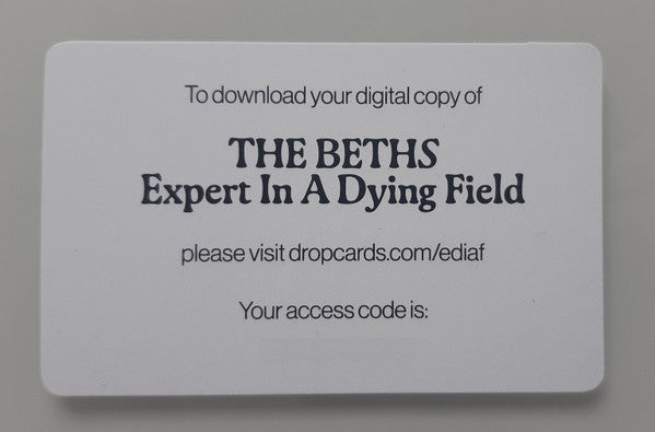 The Beths Expert In A Dying Field Carpark Records LP, Album, Can Mint (M) Mint (M)-The Happy Cap