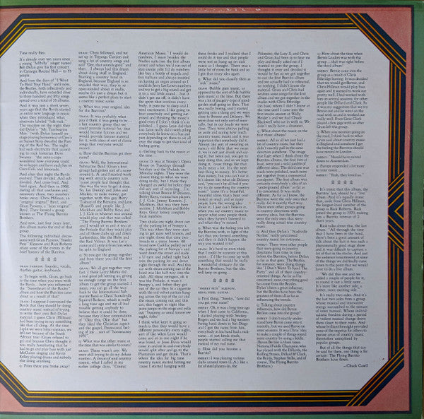 The Flying Burrito Bros - The Last Of The Red Hot Burritos | Very Good Plus (VG+) Near Mint (NM)-The Happy Cap