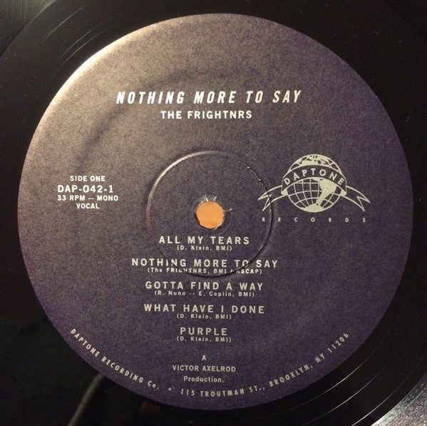 The Frightnrs - Nothing More To Say | Mint (M) Mint (M)-The Happy Cap