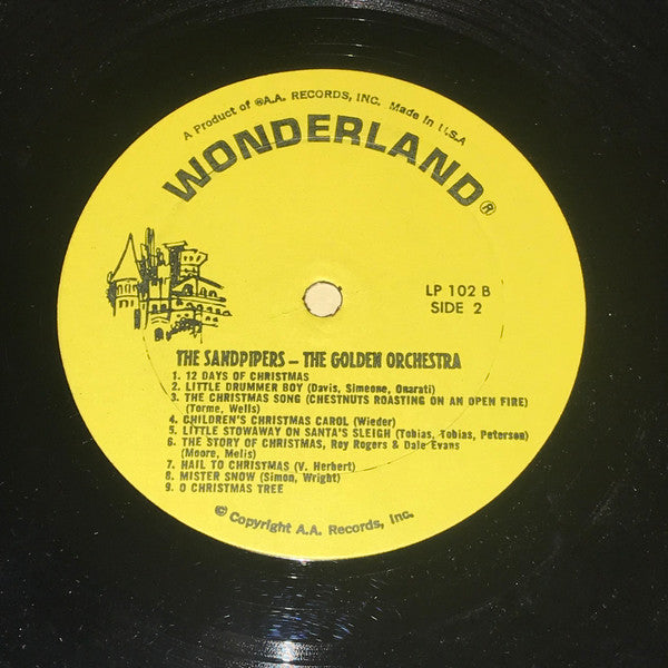 The Golden Orchestra, James Kenney, The Sandpipers - Merry Christmas | Very Good Plus (VG+) Very Good Plus (VG+)-The Happy Cap
