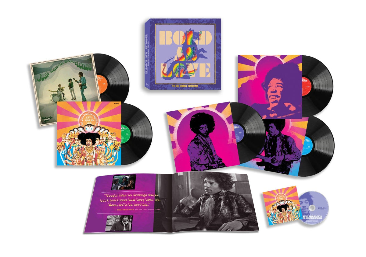 The Jimi Hendrix Experience - Bold As Love (5x VINYL + BluRay Box Set) | Mint (M) Mint (M)-The Happy Cap