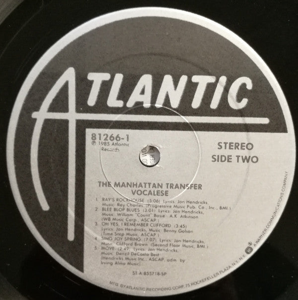 The Manhattan Transfer - Vocalese | Very Good Plus (VG+) Near Mint (NM)-The Happy Cap