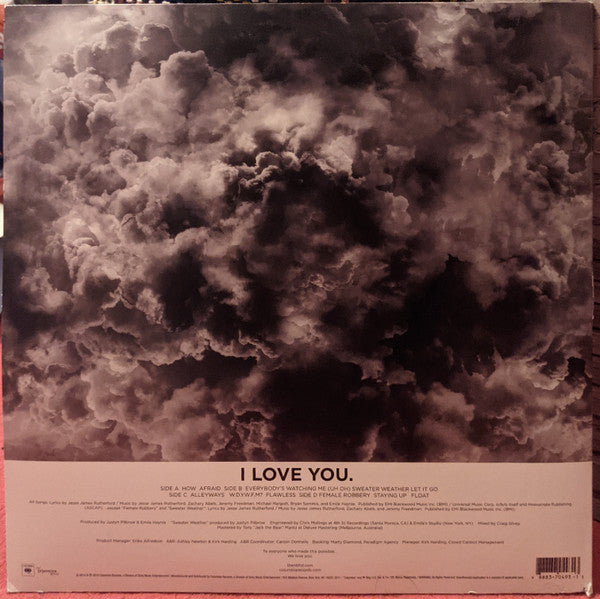 The Neighbourhood (3)  I Love You. | Mint (M) Mint (M)-The Happy Cap