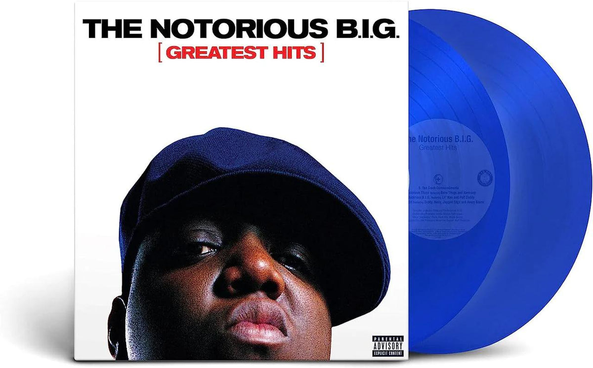 The Notorious B.I.G. - Greatest Hits [Explicit Content] (Limited Edition, Blue Vinyl) (2 Lp's) | Mint (M) Mint (M)-The Happy Cap
