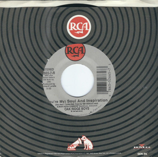 The Oak Ridge Boys - (You're My) Soul And Inspiration | Near Mint (NM) Near Mint (NM)-The Happy Cap