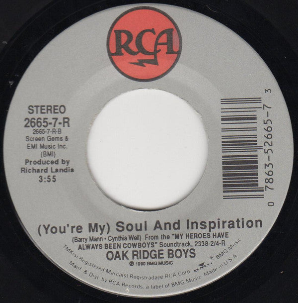 The Oak Ridge Boys - (You're My) Soul And Inspiration | Near Mint (NM) Near Mint (NM)-The Happy Cap