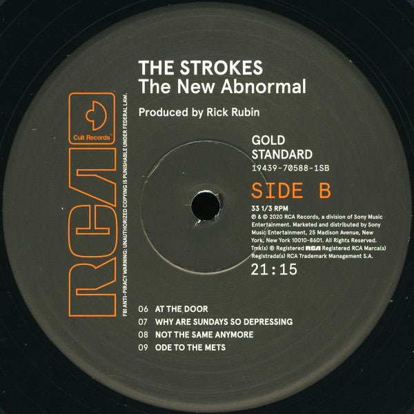 The Strokes  The New Abnormal | Mint (M) Mint (M)-The Happy Cap
