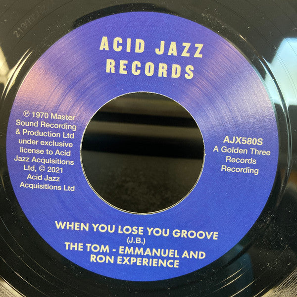 The Tom - Emmanuel And Ron Experience - Why (The Knower) / When You Lose Your Groove | Mint (M) Generic-The Happy Cap