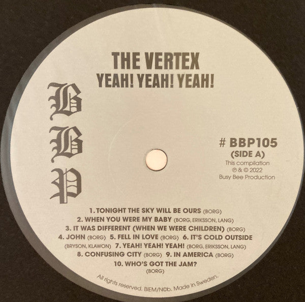 The Vertex - Yeah! Yeah! Yeah! | Mint (M) Mint (M)-The Happy Cap