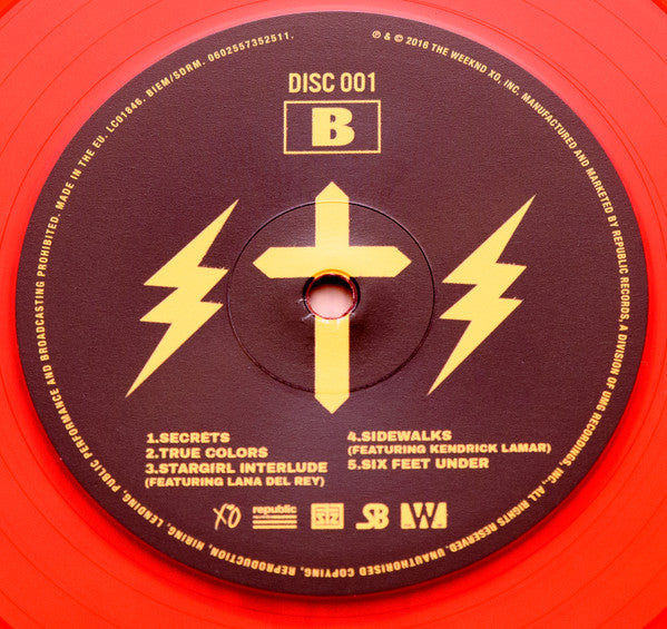 The Weeknd - Starboy (2x Red Translucent Vinyl) | Mint (M) Mint (M)-The Happy Cap