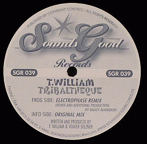 Thomas William - Tribaltheque | Very Good Plus (VG+) Very Good Plus (VG+)-The Happy Cap