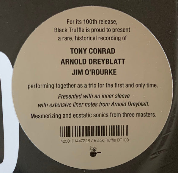 Tony Conrad, Arnold Dreyblatt, Jim O'Rourke - Tonic 19-01-2001 | Mint (M) Mint (M)-The Happy Cap