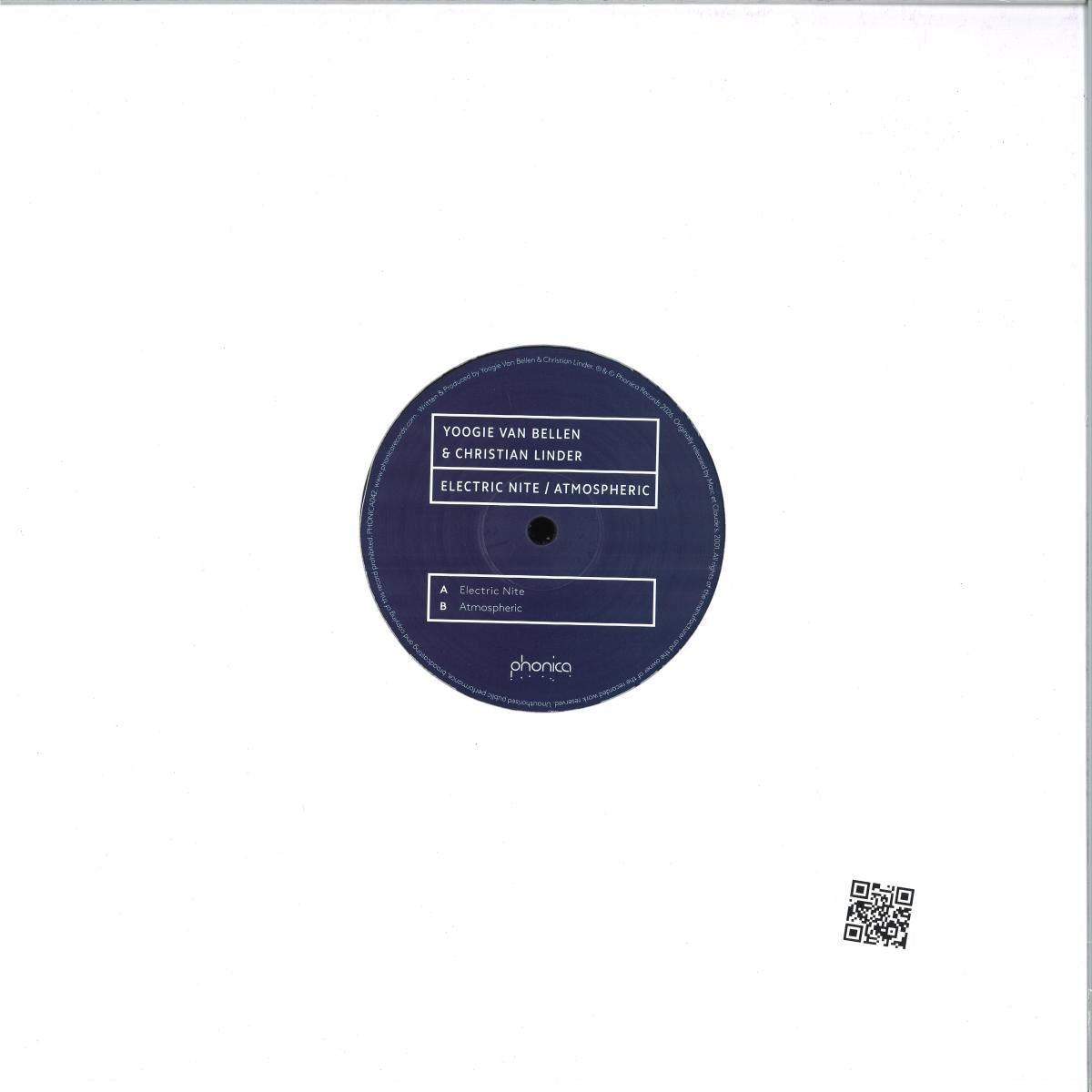 Yoogie Van Bellen & Christian Linder - Electric Nite / Atmospheric (VINYL 12" Phonica PHONICA042 2026) | NEW-The Happy Cap