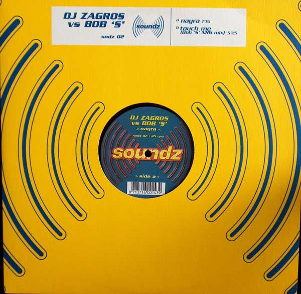 DJ Zagros - Nayra | Excellent (EX) Very Good Plus (VG+)-The Happy Cap
