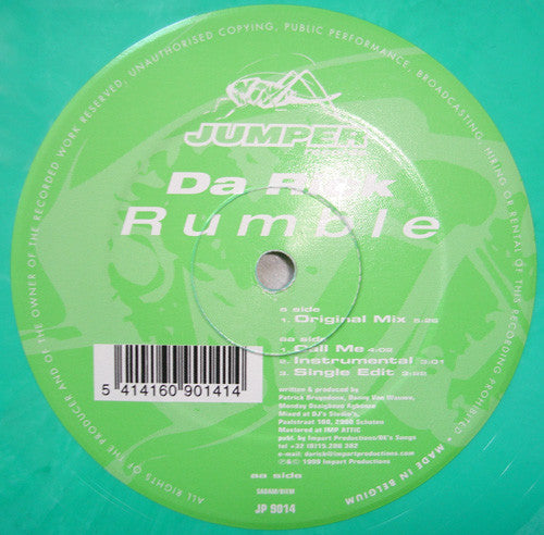 Da Rick - Rumble | Very Good (VG) Very Good Plus (VG+)-The Happy Cap