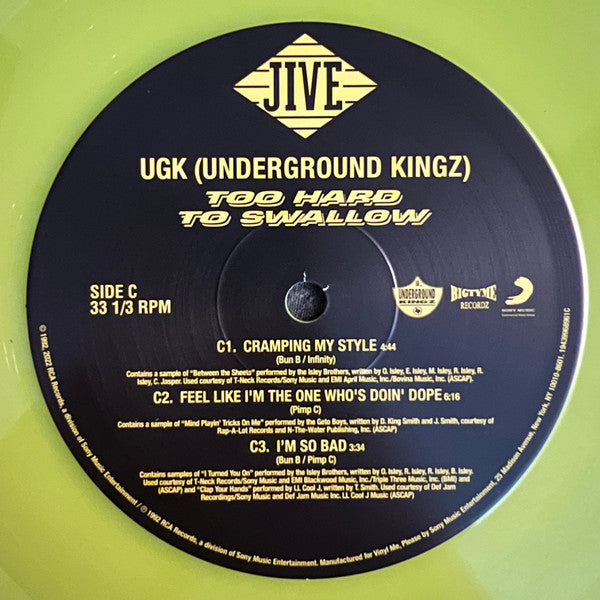 UGK - Too Hard to Swallow (2xCOLOR VINYL / VMP) | Mint (M) Mint (M)-The Happy Cap