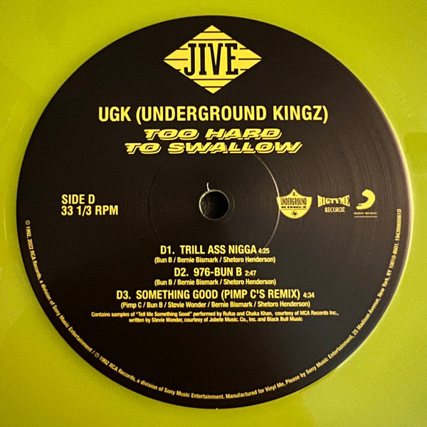 UGK - Too Hard to Swallow (2xCOLOR VINYL / VMP) | Mint (M) Mint (M)-The Happy Cap