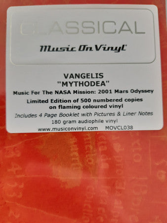Mythodea (Music For The NASA Mission: 2001 Mars Odyssey) | Mint (M) Mint (M)-The Happy Cap