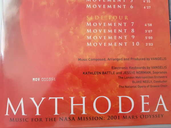 Mythodea (Music For The NASA Mission: 2001 Mars Odyssey) | Mint (M) Mint (M)-The Happy Cap
