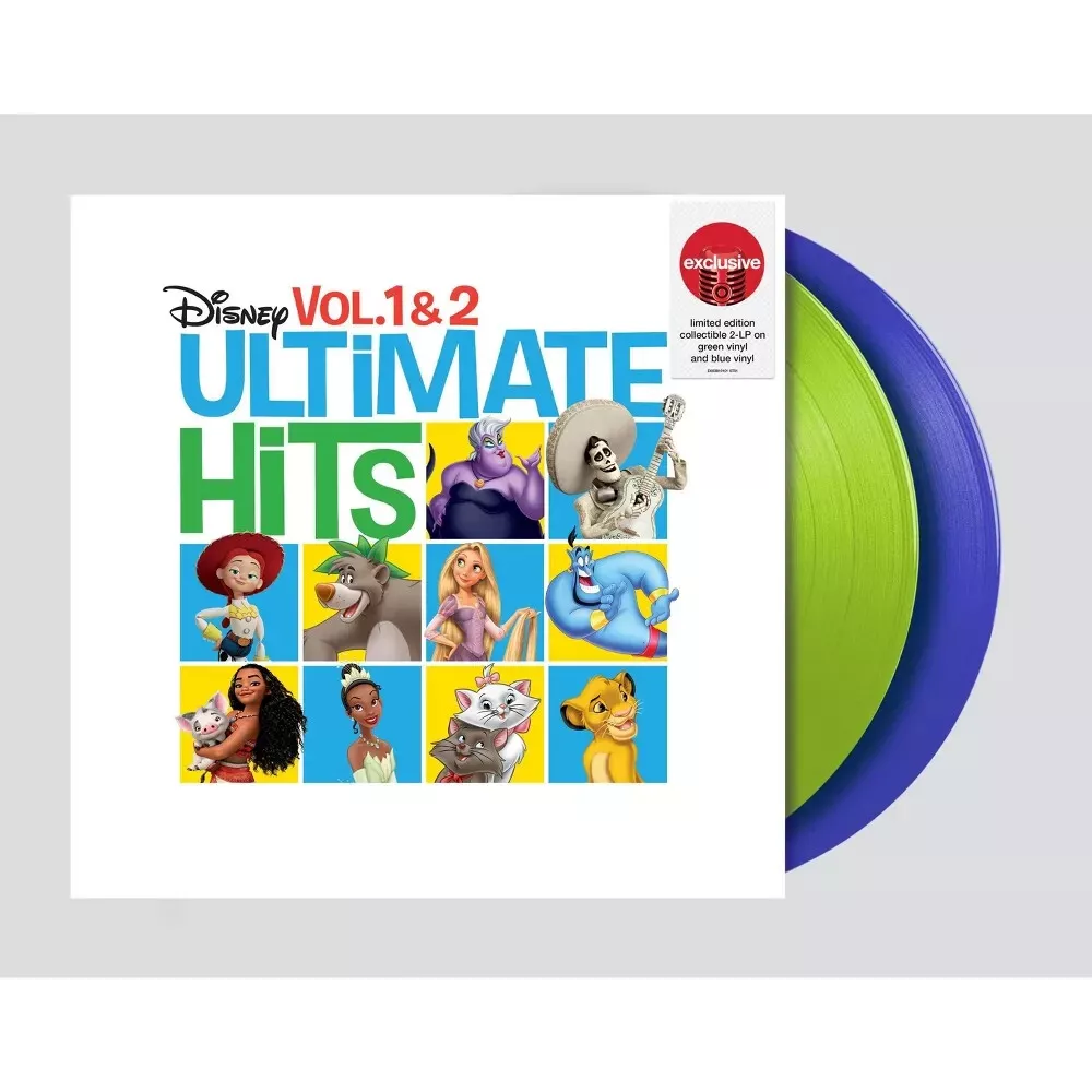 Various Artists - Disney Ultimate Hits Vol.1 & 2 (Limited Edition, Green & Blue Vinyl) (2 Lp's) | Mint (M) Mint (M)-The Happy Cap