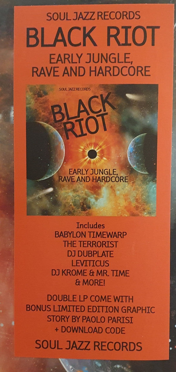 Various - Black Riot (Early Jungle, Rave And Hardcore) | Mint (M) Mint (M)-The Happy Cap