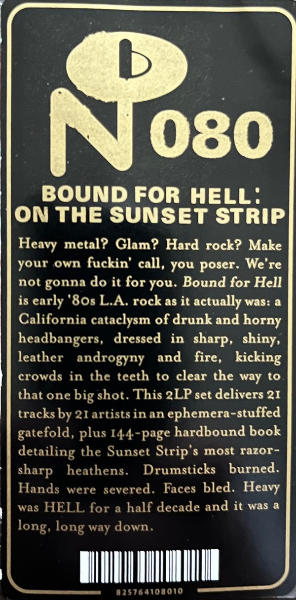 Bound For Hell: On The Sunset Strip | Mint (M) Mint (M)-The Happy Cap