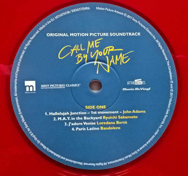 Call Me By Your Name (Original Motion Picture Soundtrack) | Mint (M) Mint (M)-The Happy Cap