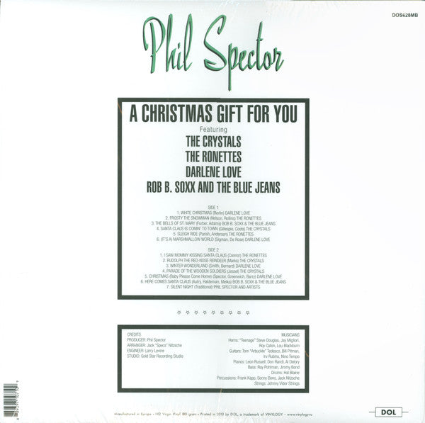 Various - The Phil Spector Christmas Album (A Christmas Gift For You) (GREEN) | Mint (M) Mint (M)-The Happy Cap
