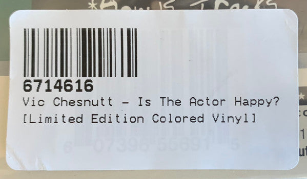 Is The Actor Happy? (SEAGLASS & GOLD SPLIT VINYL) | Mint (M) Mint (M)-The Happy Cap
