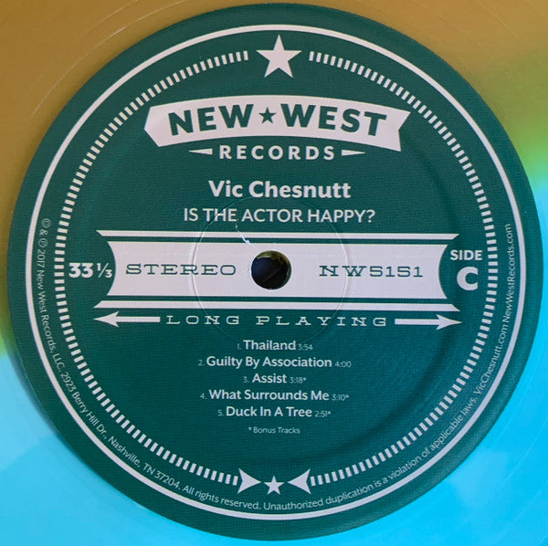 Is The Actor Happy? (SEAGLASS & GOLD SPLIT VINYL) | Mint (M) Mint (M)-The Happy Cap