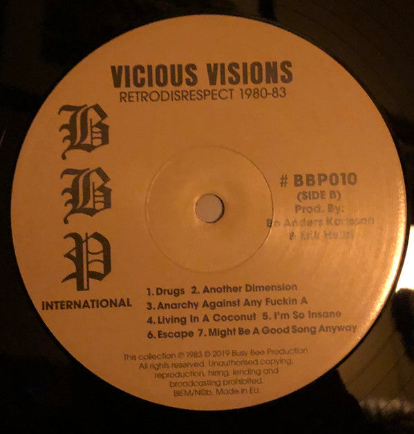 Vicious Visions - Retrodisrespect 1980-83 | Mint (M) Mint (M)-The Happy Cap
