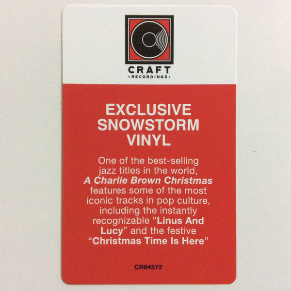 Vince Guaraldi Trio - A Charlie Brown Christmas (SNOWSTORM COLOR VINYL) | Mint (M) Mint (M)-The Happy Cap