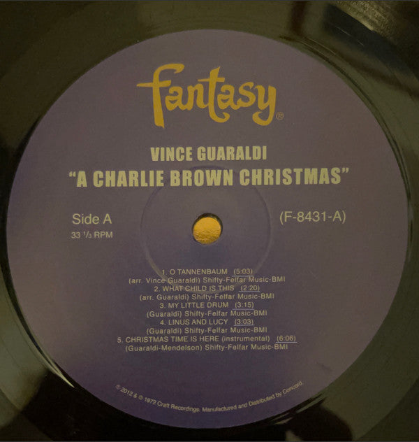 Vince Guaraldi Trio - A Charlie Brown Christmas (VINYL) | Mint (M) Mint (M)-The Happy Cap