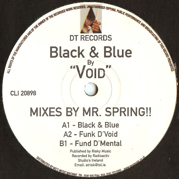 Void (7) - Black & Blue | Very Good Plus (VG+) Generic-The Happy Cap