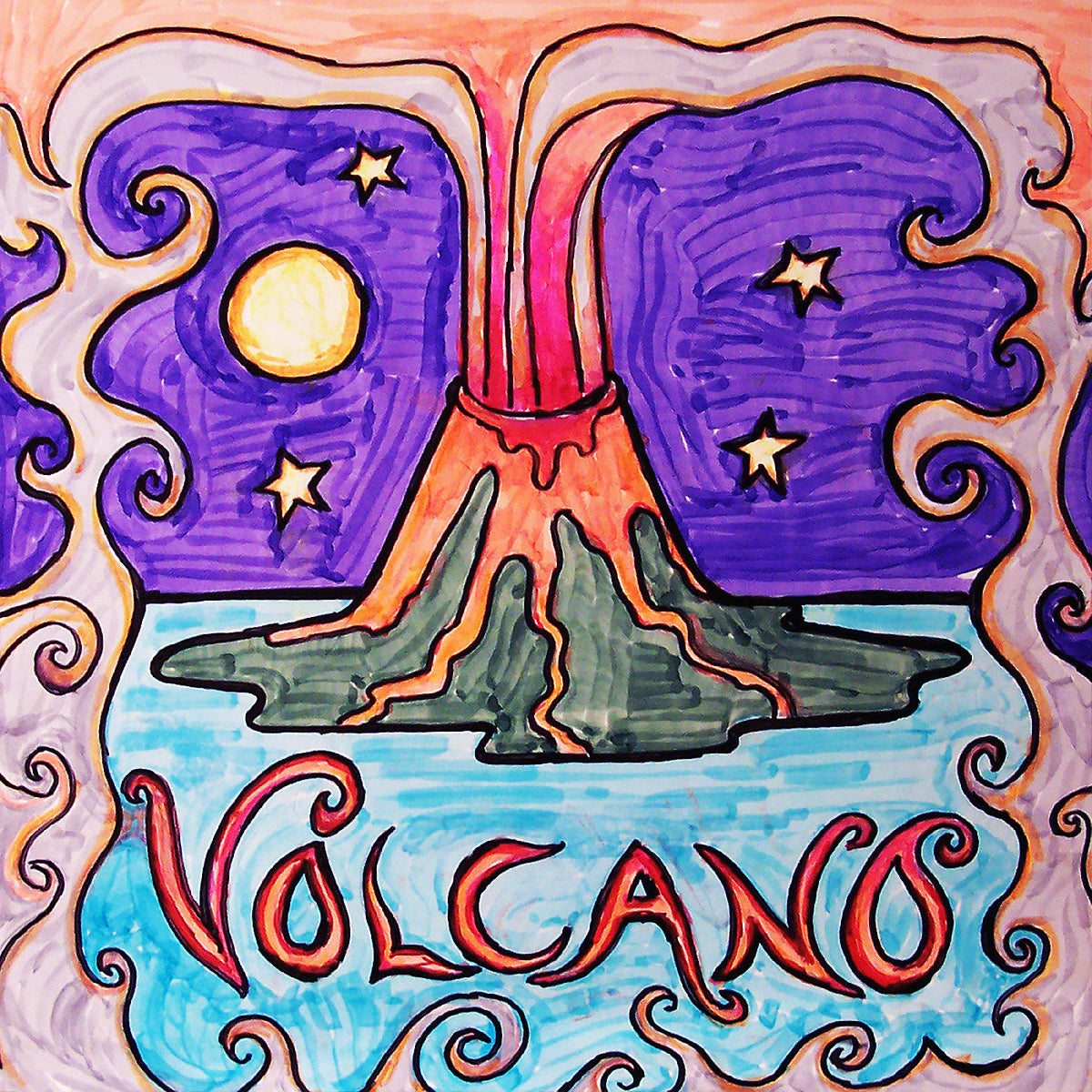 Volcano - Volcano ("Volcanic" Vinyl) | Mint (M) Mint (M)-The Happy Cap