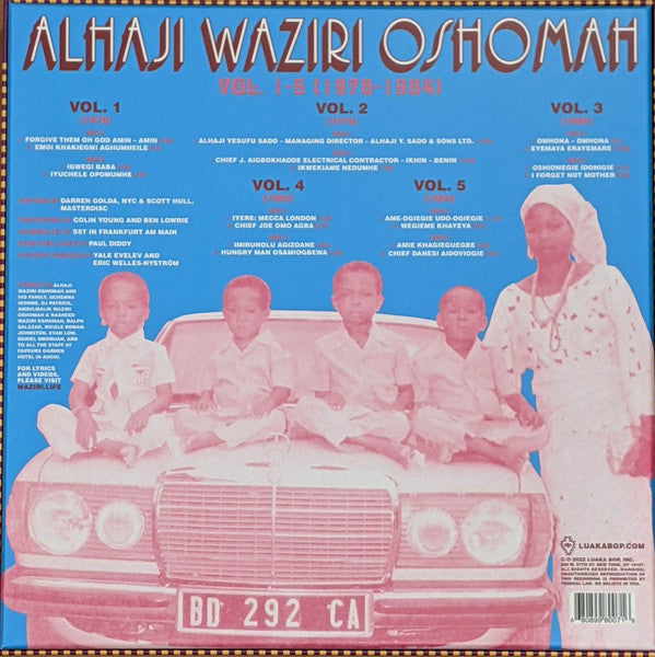 Waziri Oshomah - Vol. 1-5 (1978-1984) | Mint (M) Mint (M)-The Happy Cap