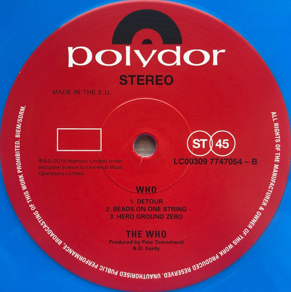 The Who - Who (2xVINYL) | Near Mint (NM) Near Mint (NM)-The Happy Cap