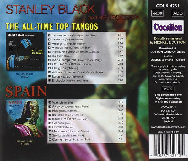 Spain / The All-Time Top Tangos *CD* | Mint (M) Mint (M)-The Happy Cap