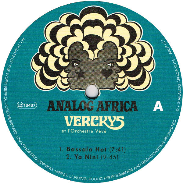 Verckys - Congolese Funk, Afrobeat & Psychedelic Rumba 1969-1978 | Mint (M) Mint (M)-The Happy Cap