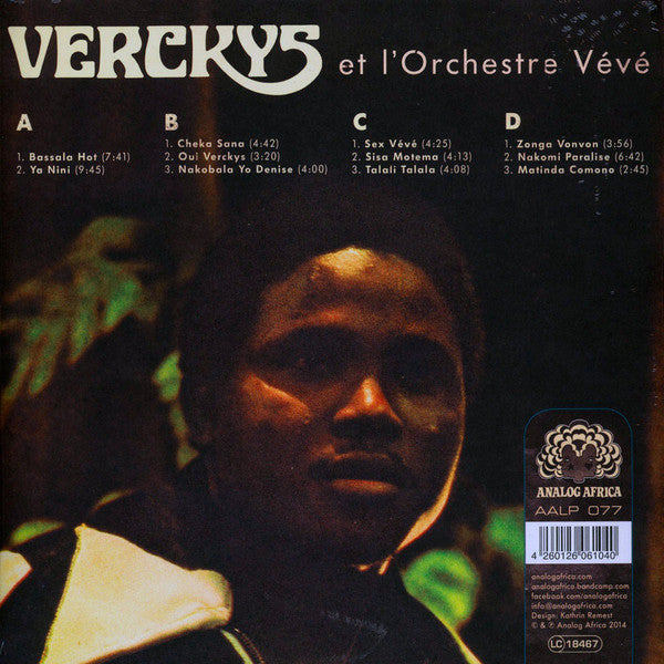 Verckys - Congolese Funk, Afrobeat & Psychedelic Rumba 1969-1978 | Mint (M) Mint (M)-The Happy Cap