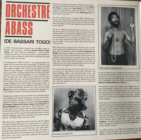 Orchestre Abass - Orchestre Abass (De Bassari Togo) (Vinyl) | Mint (M) Mint (M)-The Happy Cap