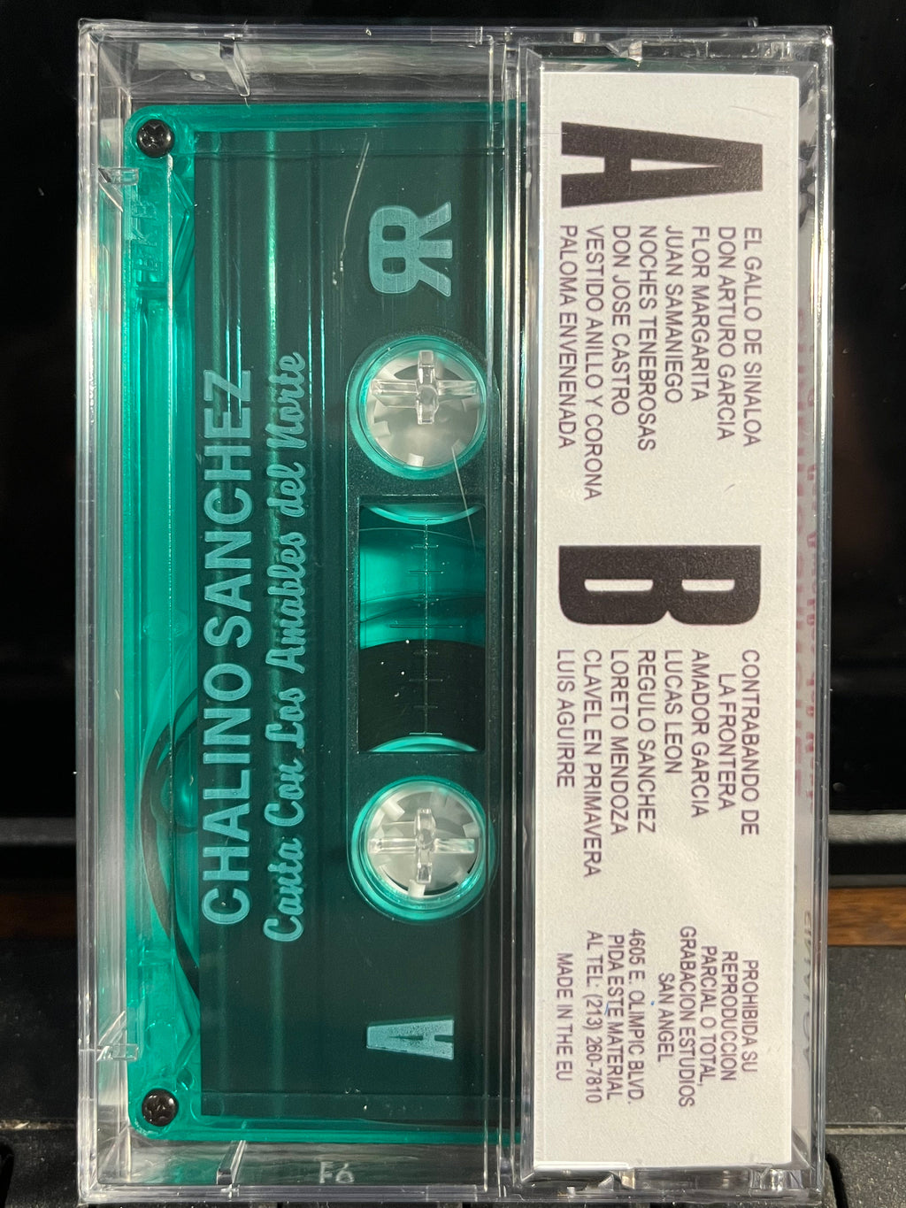 CHALINO SANCHEZ - El Gallo De Sinaloa (CASSETTE - UNOFFICIAL) | Mint (M) Mint (M)-The Happy Cap