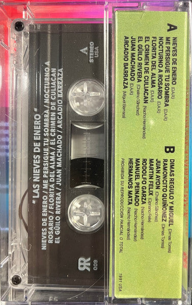 Chalino Sánchez - Nieves de Enero (CASSETTE - UNOFFICIAL) | Mint (M) Mint (M)-The Happy Cap