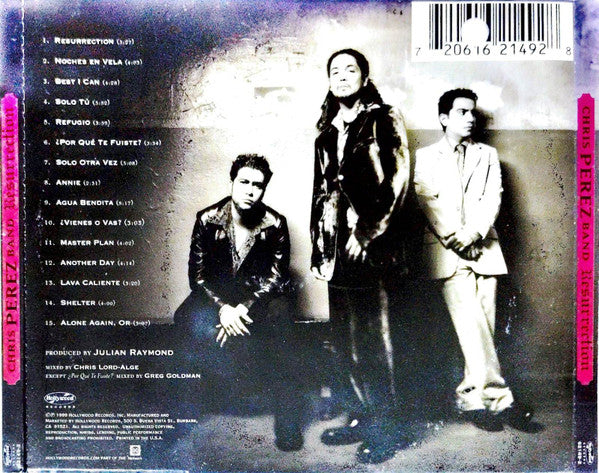 Chris Perez Band - Resurrection (CD) | Near Mint (NM) Near Mint (NM)-The Happy Cap