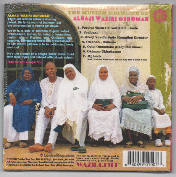Waziri Oshomah - The Muslim Highlife Of Alhaji Waziri Oshomah (CD) | Mint (M) Mint (M)-The Happy Cap