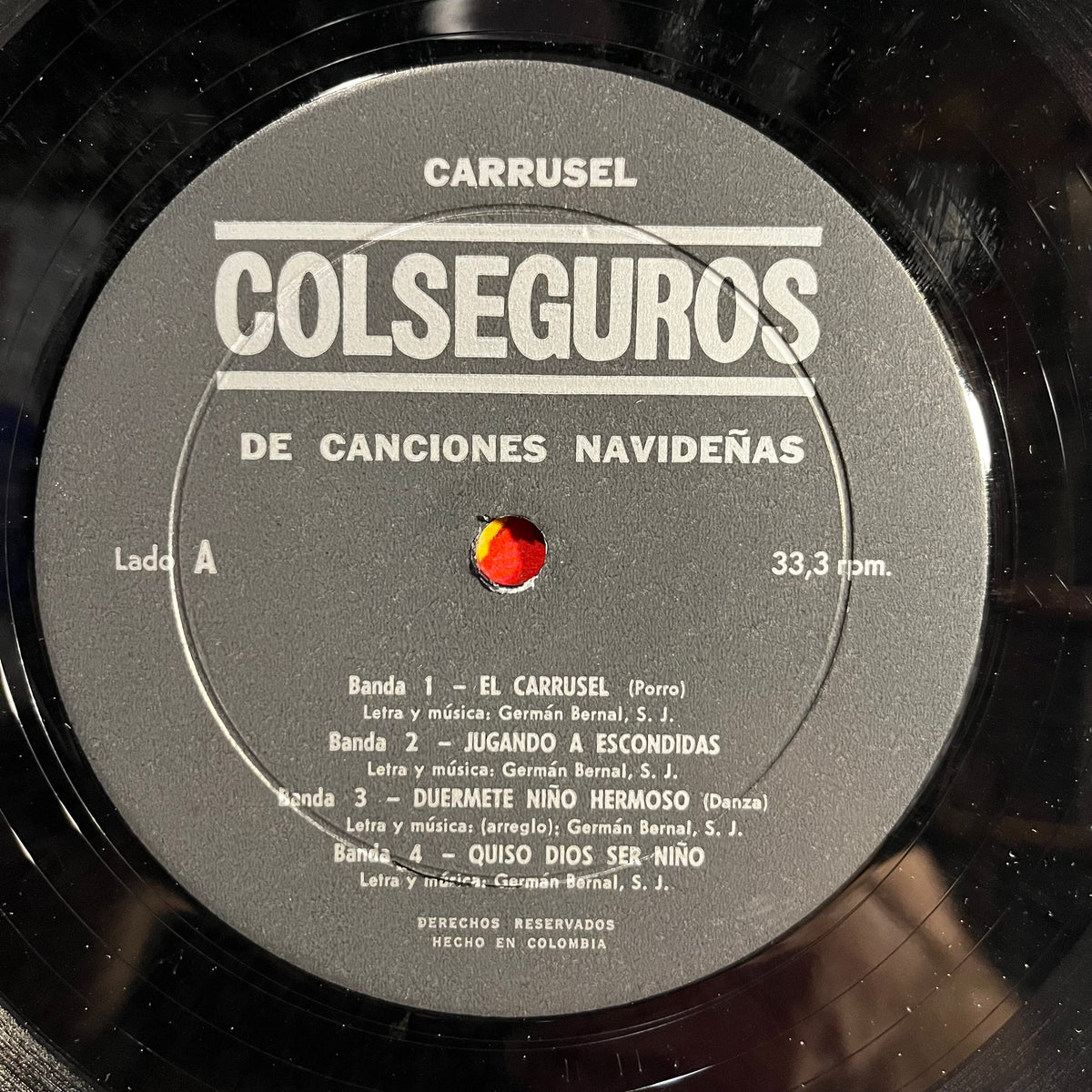 German Bernal - Carrusel / Colseguros De Canciones Navidenas | Near Mint (NM) Near Mint (NM)-The Happy Cap